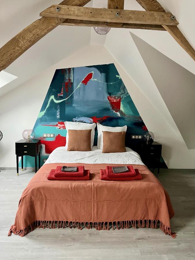 Les Bobos A La Ferme Bed & Breakfast La Madelaine-sous-Montreuil Bagian luar foto
