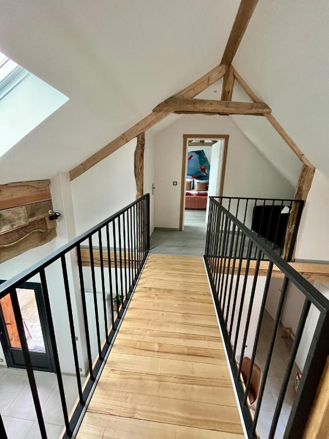 Les Bobos A La Ferme Bed & Breakfast La Madelaine-sous-Montreuil Bagian luar foto