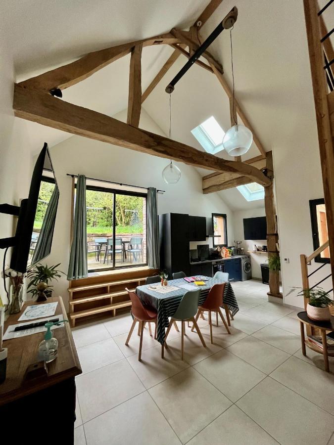 Les Bobos A La Ferme Bed & Breakfast La Madelaine-sous-Montreuil Bagian luar foto