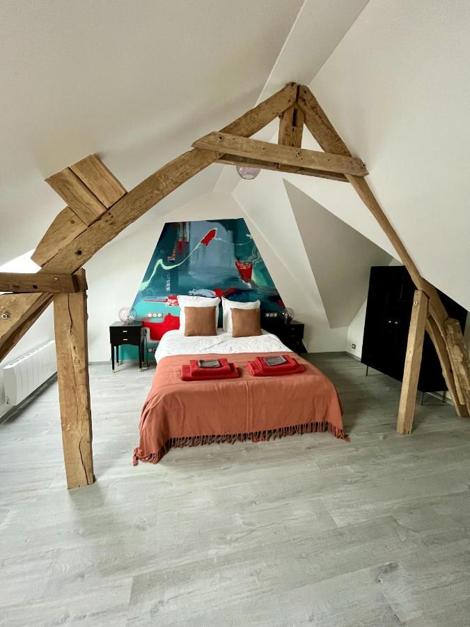 Les Bobos A La Ferme Bed & Breakfast La Madelaine-sous-Montreuil Bagian luar foto
